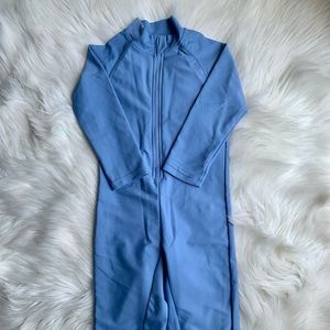 Kortni Jeane Kids Swim Rashguard in Light Blue